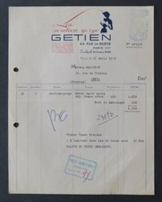 Invoice 1953 getien d'occasion  Expédié en Belgium