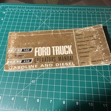 1967 Ford Truck F100-F350 gasolina e diesel manual original do proprietário  comprar usado  Enviando para Brazil