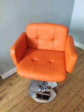 Tabouret design orange d'occasion  Fismes