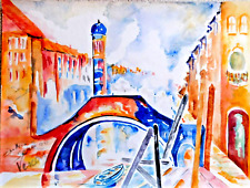 Riginal aquarell venedig gebraucht kaufen  Lunzenau