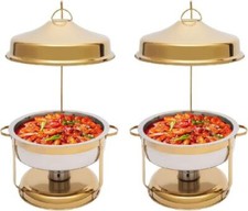 Round chafing dishes for sale  USA