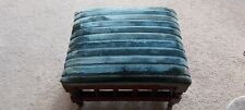 Small footstool blue for sale  BROMSGROVE