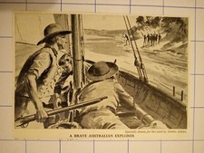 Ilustração de um bravo explorador australiano Dennis Adams  comprar usado  Enviando para Brazil