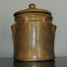 Humidor de cerâmica da Califórnia ou frasco coberto início dos anos 1900 artes e ofícios ou missão comprar usado  Enviando para Brazil