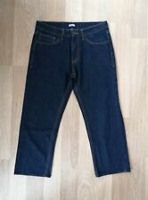 Jean bermuda bleu d'occasion  Bourg-de-Thizy