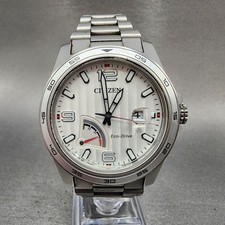 Relógio Citizen Eco-Drive masculino 41 mm mostrador prateado data tom prata J850-S10935 PEÇAS comprar usado  Enviando para Brazil