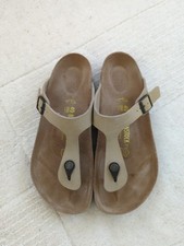 Birkenstock beige gizeh for sale  KING'S LYNN