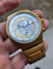 SWATCH IRONY THE CHRONO XL THE GOLDEN CHEST YOG100G SWISS yog100, usado comprar usado  Enviando para Brazil