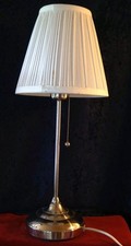 Tischlampe tischleuchte silber gebraucht kaufen  Fuldabrück
