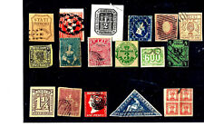 Lot 17 timbres d'occasion  Villecresnes