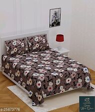 Lençol de cama de casal de algodão floral indiano com 2 capas de travesseiro comprar usado  Enviando para Brazil
