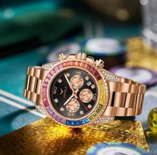 Orologio cronografo diamanti usato  Val di Nizza