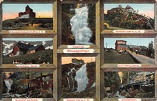 Mapa Panorámico De Los Montes Gigantes Con Diferentes Refugios Postal 1923, usado comprar usado  Enviando para Brazil