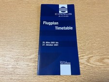 Flugplan timetable cirrus gebraucht kaufen  Rohrbach