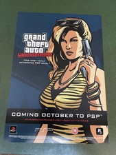 Raro pôster original de jogo GTA Liberty City Stories PSP/PS – A2 dupla face estado perfeito comprar usado Raro pôster original de jogo GTA Liberty City Stories PSP/PS – A2 dupla face estado perfeito comprar usado  Enviando para Brazil
