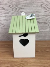 Wooden birdhouse white for sale  OKEHAMPTON