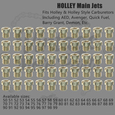 Używany, 20 PACK Holley Carb MAIN JETS KIT Holly size 50-99 1/4-32 CHOOSE ANY SIZE na sprzedaż  Wysyłka do Poland