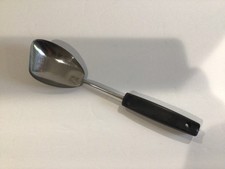 Antiga colher de sorvete Foley pá MPLS 11" cabo preto raspador de concha de aço inoxidável comprar usado  Enviando para Brazil