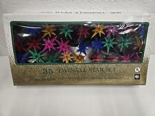 Juego de luces de cadena de Navidad vintage Twinkle Stars MCM Atomic Starburst segunda mano  Embacar hacia Argentina