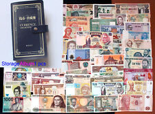 Álbum de regalo colección moneda extranjera 100 billetes mundiales diferentes segunda mano  Embacar hacia Mexico