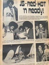 The Jackson Five, Michael Jackson, Page Vintage Clipping, aa comprar usado  Enviando para Brazil