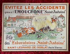 Carton publicitaire affiche d'occasion  Herry