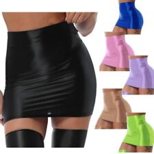 Mujeres Brillantes Mini Faldas Bodycon Falda Lápiz Informal Cintura Alta Falda Ropa Club segunda mano  Embacar hacia Argentina