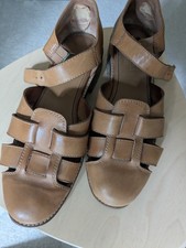 closed toe leather sandals for sale  COWES