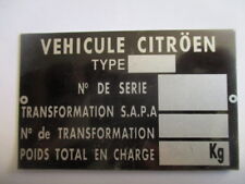 Schild typenschild citroen gebraucht kaufen  Deutschland