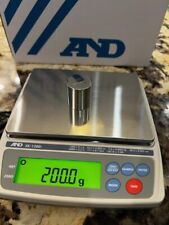 A&D Everest Compact Balance EK-1200i, escala de joias 1200 X0.1g, NTEP, RS 232 comprar usado  Enviando para Brazil
