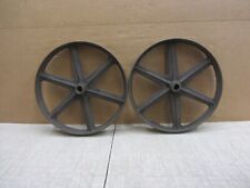 (2) CARRINHO INDUSTRIAL VINTAGE CORRESPONDENTE STEAMPUNK FERRO FUNDIDO 15" RODA DE MOTOR HIT MISS comprar usado  Enviando para Brazil