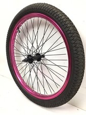 Roda dianteira roxa de bicicleta 20" com 48 raios e pneu 2,125" bicicleta BMX infantil #N37 comprar usado  Enviando para Brazil
