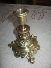 Ancien bougeoir bronze d'occasion  Aire-sur-la-Lys