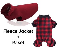 Red warm fleece for sale  LONDON