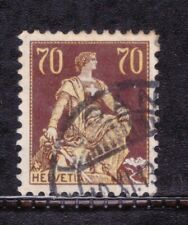 Francobolli switzerland 1908 usato  Italia