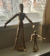 Pcs wooden doll for sale  SALISBURY