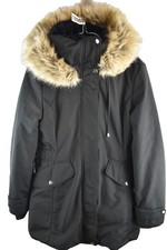 Zara black parka for sale  SITTINGBOURNE