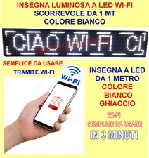 Insegna luminosa bianco usato  San Prisco