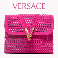 Bolsa Clutch Versace com Tachuelas Cristal Virtus comprar usado  Enviando para Brazil
