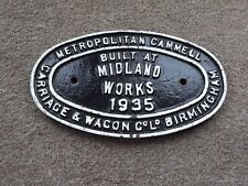 Met cammell wagon for sale  WELLINGBOROUGH