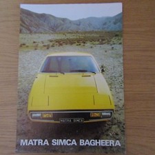 Chrysler matra simca d'occasion  Expédié en Belgium
