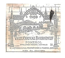 Etiquette vin pomerol d'occasion  Royan