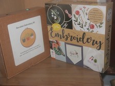 Two embroidery kits for sale  CHORLEY