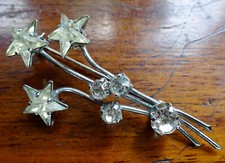 Vintage clear rhinestone for sale  PICKERING