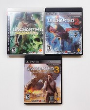 Lote Uncharted 1, 2, 3 Trilogy PS3 (Sony PlayStation 3) TESTADO, usado comprar usado  Enviando para Brazil