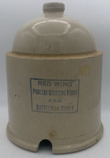 "Antigua fuente para beber aves de corral Red Wing y alimentador de suero de leche 10"" superior" segunda mano  Embacar hacia Mexico
