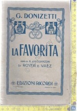 Libretto opera favorita usato  Milano