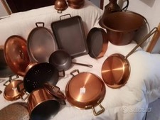 Batteria pentole rame usato  Torino