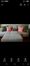Beige couch ottoman for sale  Denver