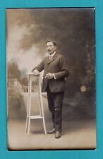 Photo ancienne : Portrait en pied homme à la cigarette " Roubaix " CA 1930  /Re comprar usado  Enviando para Brazil